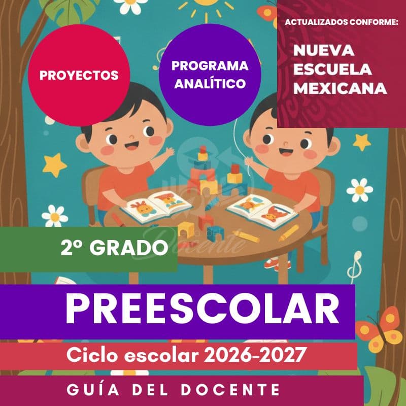 Portada de Preescolar · 2do grado