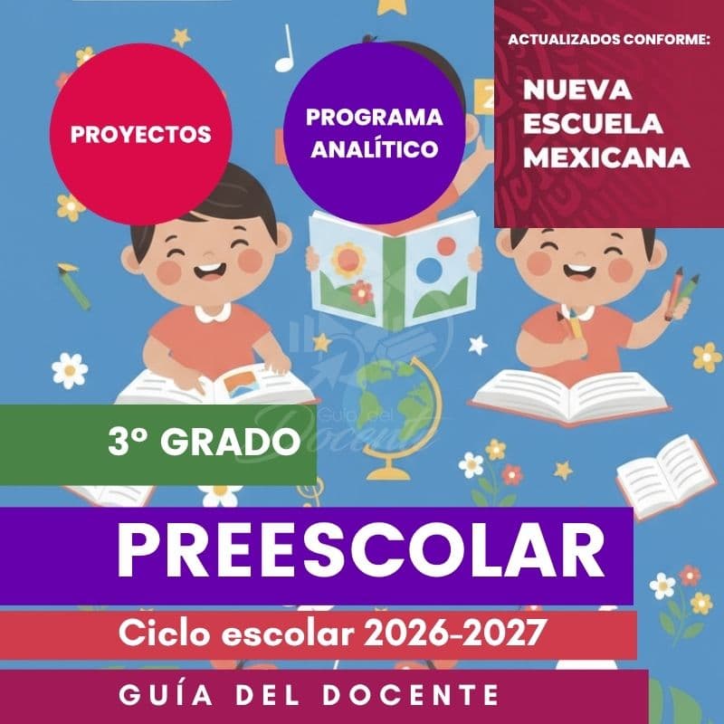 Portada de Preescolar · 3er grado