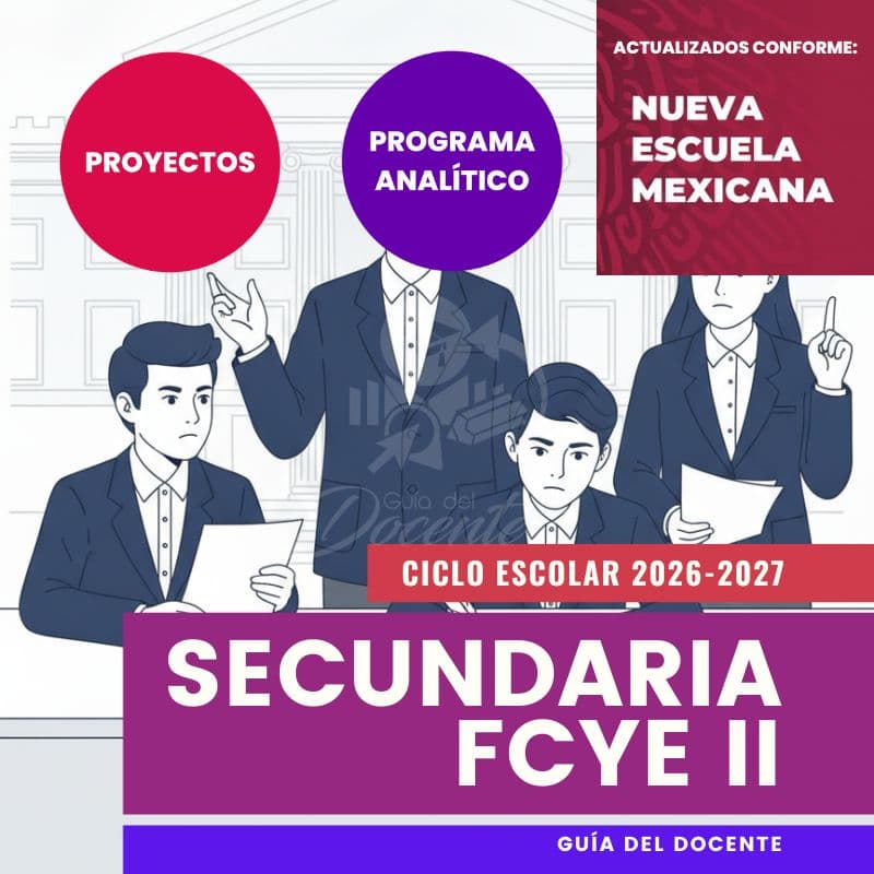 Planeación Nueva Escuela Mexicana Secundaria Formación Cívica y Ética II ciclo 2026-2027