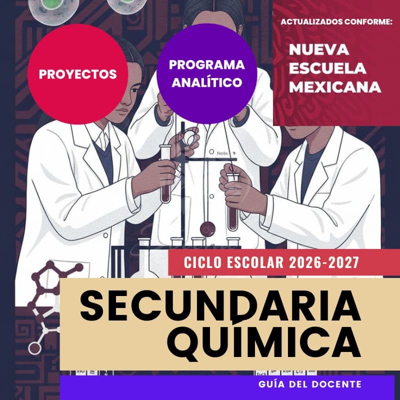 Planeación Nueva Escuela Mexicana Secundaria Química (Ciencias III) ciclo 2026-2027