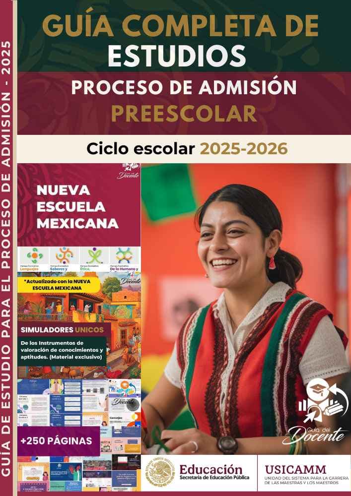 Guía de Estudio Proceso de Admisión Preescolar + Temario Desarrollado + Curso 2025